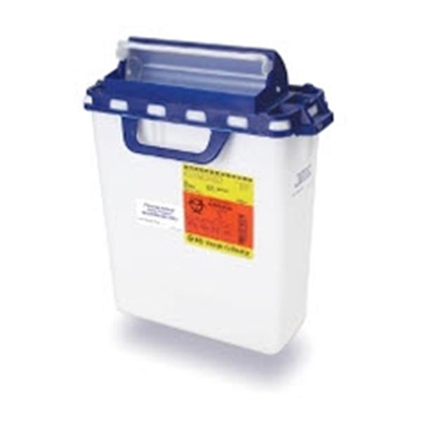 Container Sharps 3gal Plastic Blue/White Ea, 10 EA/CA